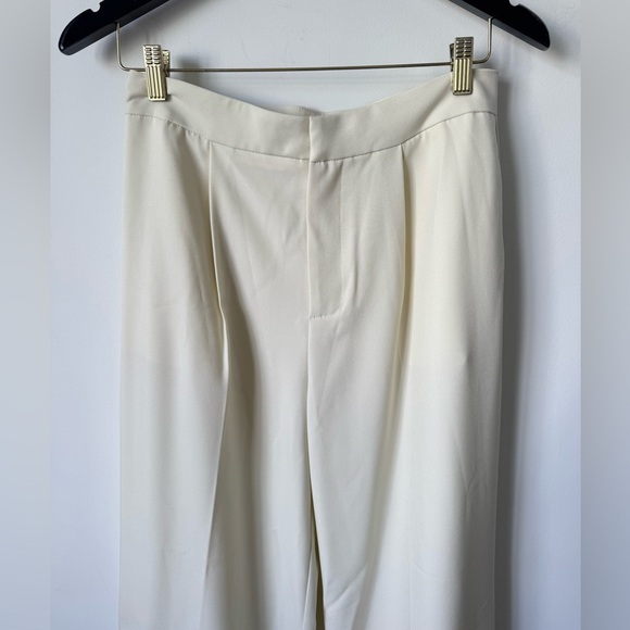 Commense Cream Pleated Trousers - Size M - Picture 7 of 10